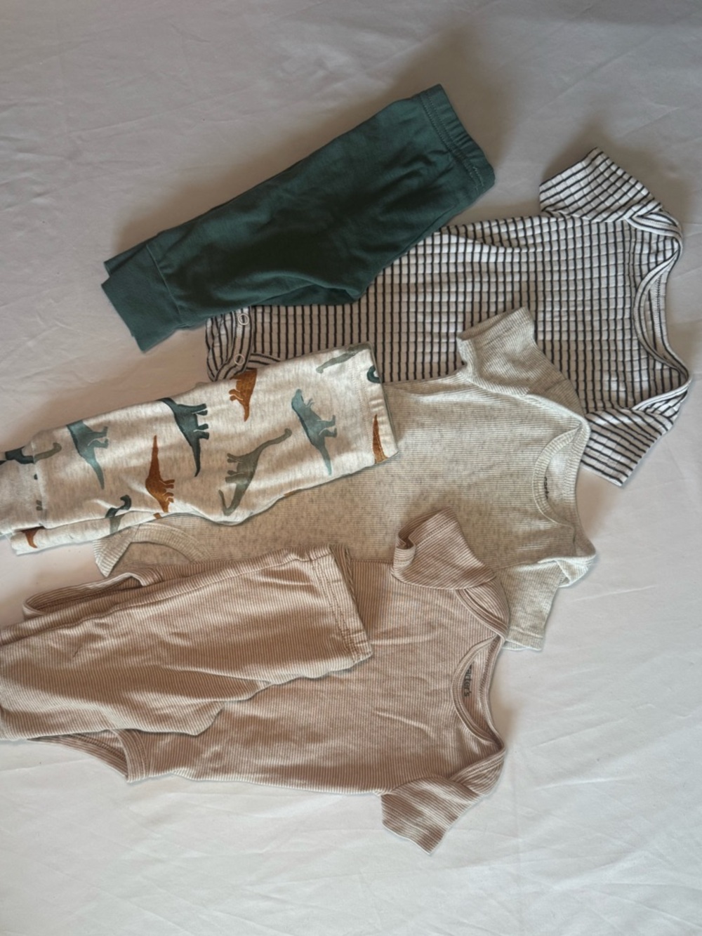 Carter's 6-piece Onesie + Pant sets